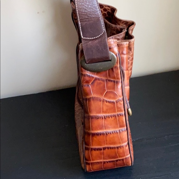 Puntotres leather croc pattern purse - Picture 5 of 8